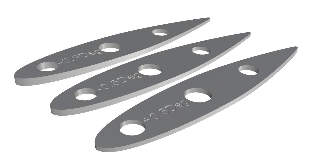 Set of 3 Shims for foil stabilizer